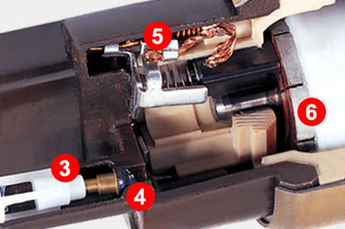 Ilustrasi bagian dalam fuel pump