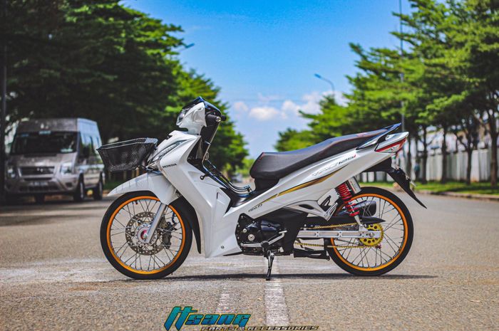Modifikasi Honda Wave 125i alias Honda Supra 