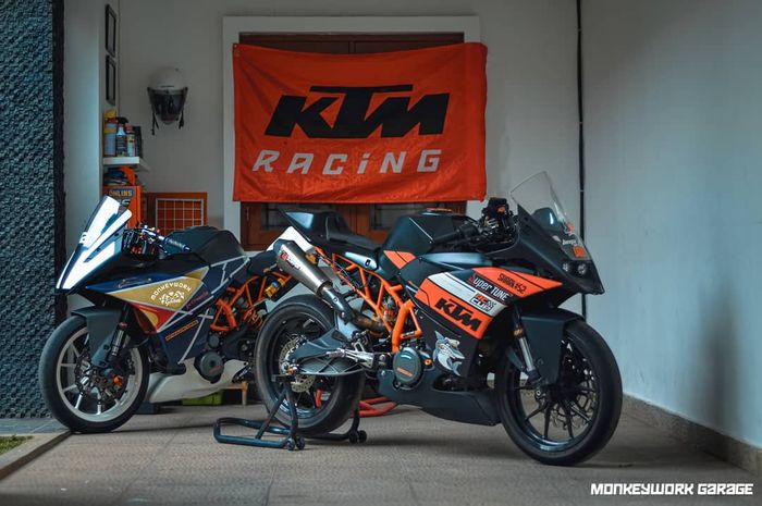 Monkeywork Garage, Surganya 'Orange Squad' pemilik motor KTM Duke Dan RC
