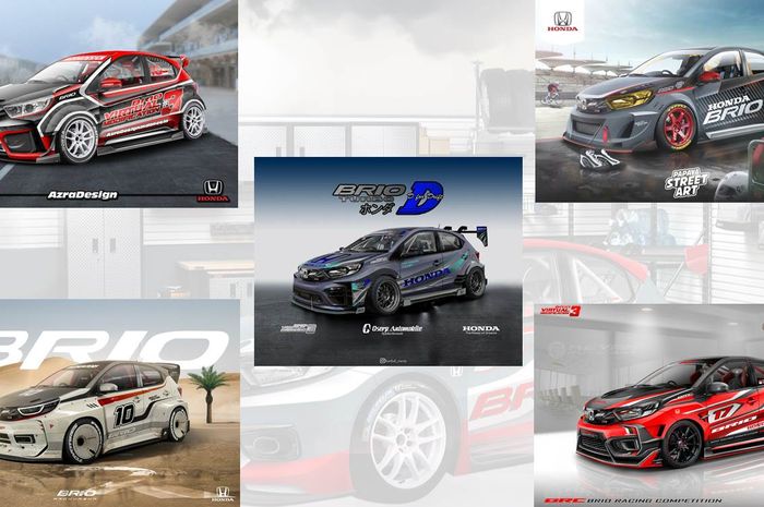 Honda Brio Virtual Modification 3 Ini Dia 20 Desain Terbaiknya Gridoto Com