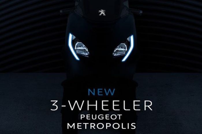 Teaser Skutik Tiga Roda Peugeot Metropolis Beredar Siap Diluncurkan Gridoto Com