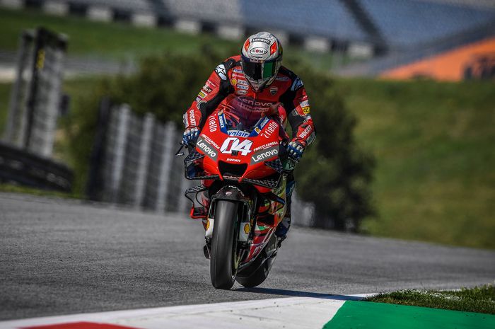 Andrea Dovizioso tercepat di warm up MotoGP Stiria 2020