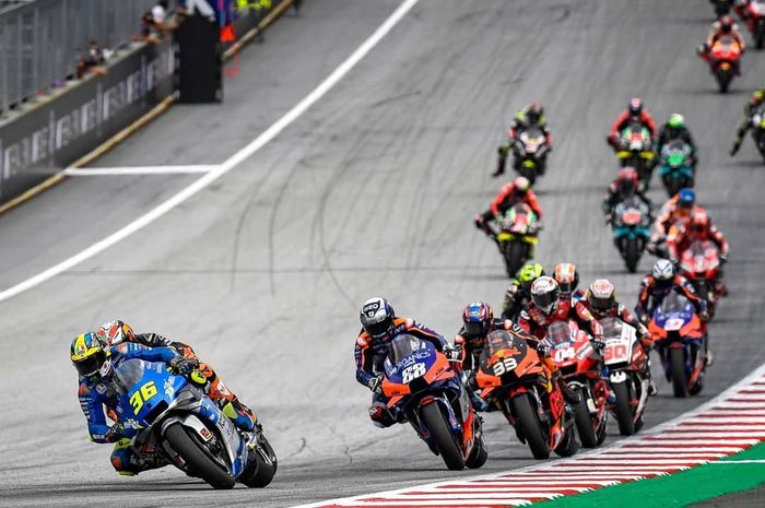 MotoGP Stiria 2020 diwarnai red flag, Ini arti warna bendera di balapan MotoGP