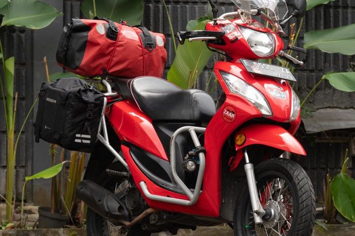 Kisaran biaya untuk menyegarkan Honda Spacy tampil ala motor petualang. 