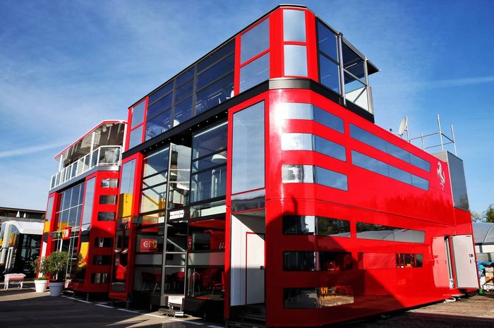 Motorhome kembali dipakai di F1 Belgia setelah sempat dilarang pemakaiannya