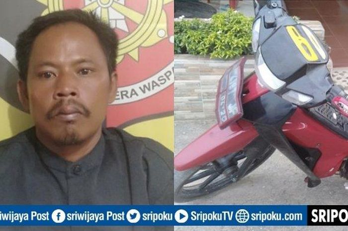 Pelaku perampasan motor tukang ojek di Muaraenim diamankan Polsek Gunung Megang 