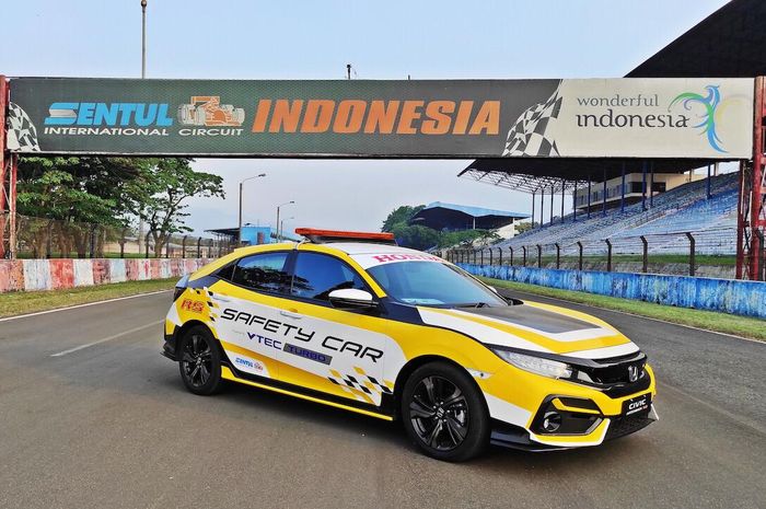 Honda Civic Turbo yang akan ikutserta sebagai safety car di ajang ISSOM 2020