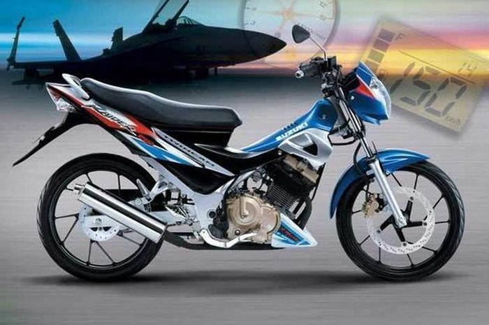 Suzuki Raider 150 Thailand punya perbedaan di cowling dan leg shield dibandingkan Satria F150