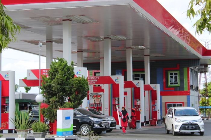 Ilustrasi SPBU Pertamina. Ada promo untuk pembelian bensin di bulan September 2020.