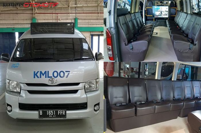 Toyota HiAce jadi angkot Jak Lingko