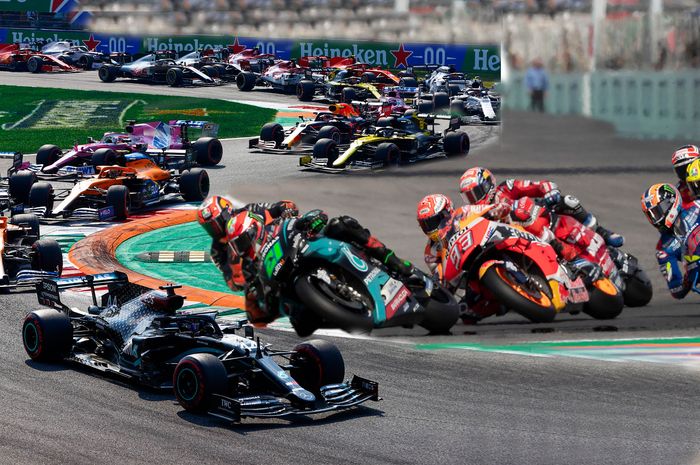 F1 Tuscan dan MotoGP San Marino akan digelar berselang satu jam. 