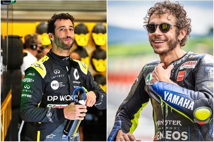 Pembalap F1 Daniel Ricciardo ngaku idolakan sosok Valentino Rossi