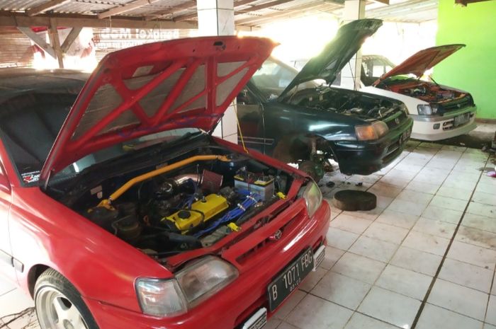 Kandang Abutak, bengkel spesialis Toyota Starlet di Cikarang Barat, Bekasi