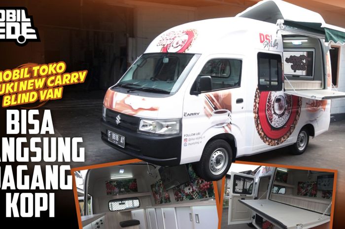 Mobil Toko Suzuki New Carry Blind Van, selain buat usaha kuliner, bisa juga difungsikan sebagai mobil pelayanan umum