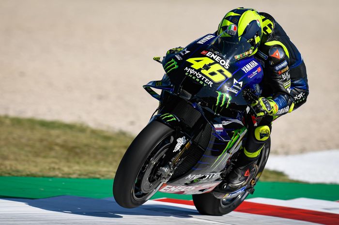 Valentino Rossi mampu pertajam waktu di sesi FP2 MotoGP San Marino 2020