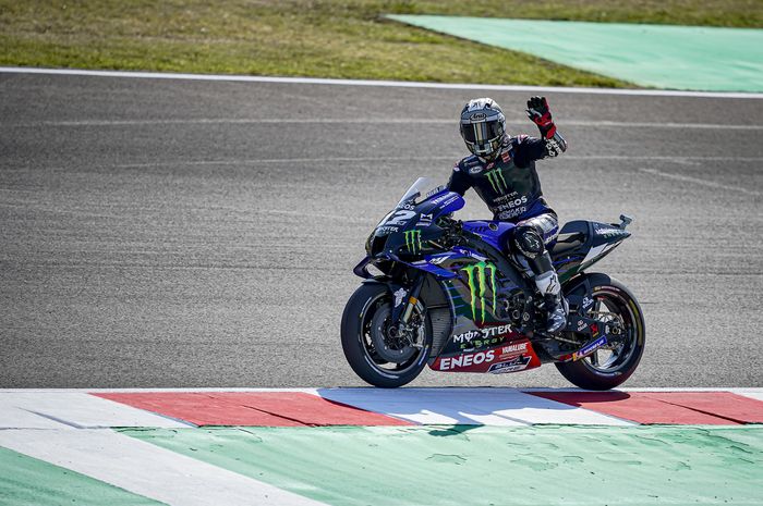 Maverick Vinales kunci pole position MotoGP San Marino dengan rekor baru. 