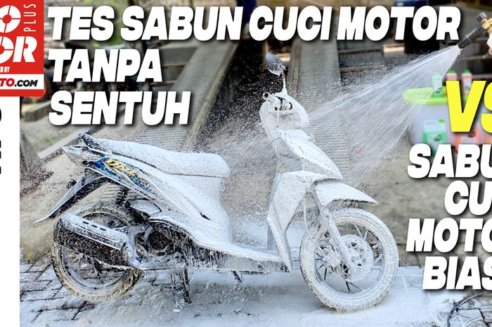 Video tes sabun cuci motor touchless