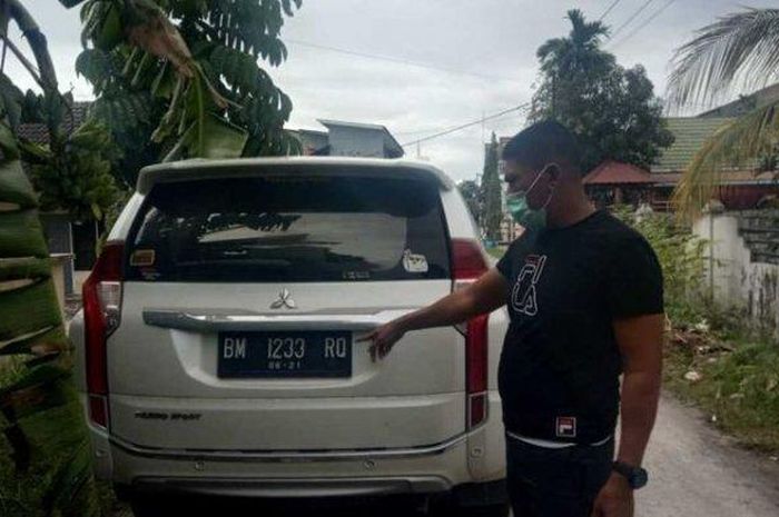 Mitsubishi Pajero Sport penabrak dua pesepeda berhasil ditemukan