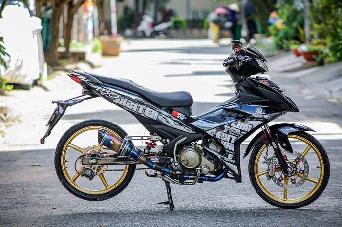 Modifikasi Yamaha MX King 150 bertema urban
