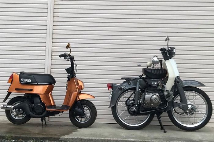 sosok Honda Super Cub C50 hasil modifikasi Moto Garage M's, asal Jepang.