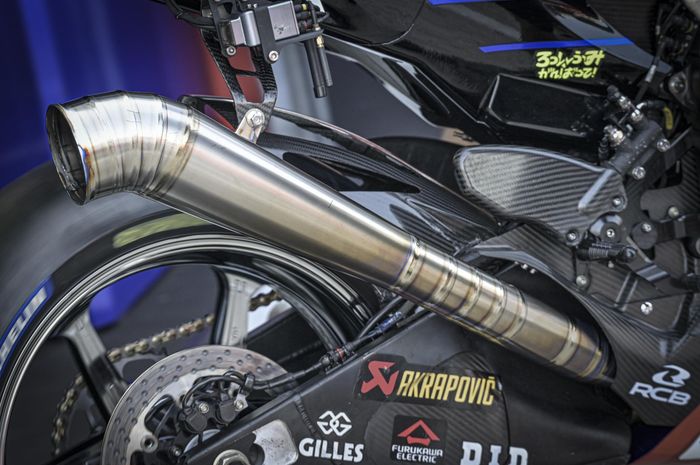 Ini loh knalpot baru di Yamaha M1 2020 yang dijajal Valentino Rossi, Maverick Vinales dan Fabio Quartararo di tes MotoGP Misano 2020 (15/9)