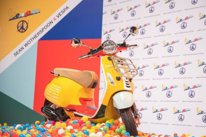 Vespa Primavera Sean Wotherspoon dibuat secara limited, sudah bisa dipesan dan akan memiliki display khusus