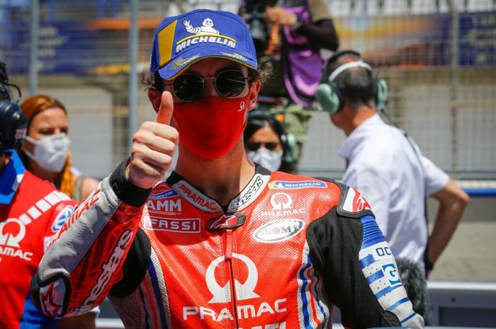 Catatan waktu Francesco Bagnaia dianulir pada sesi kualifikasi MotoGP Emilia Romagna 2020.