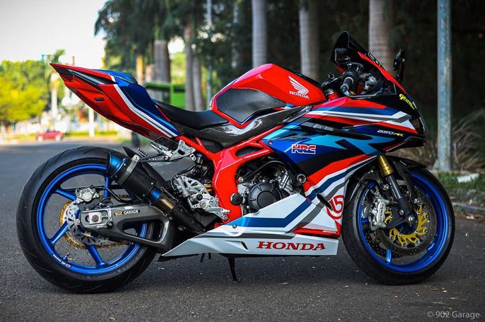 Makin terlihat gambot, Honda CBR250RR pakai swing arm Yamaha YZF-R1 