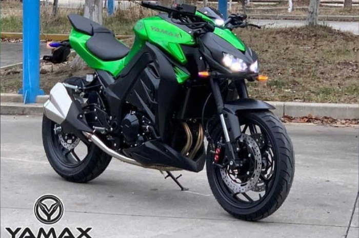 penampakan Yamax Z400, naked bike kloningan Kawasaki Z1000, harganya lima kali lebih murah!