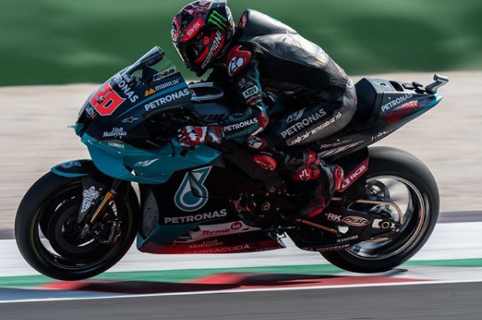 Fabio Quartararo kesal karena mendapat penalti di MotoGP Emilia Romagna 2020