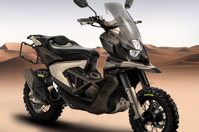 Yamaha X-Ride dari beberapa peserta Yamaha Digital Custom Generasi 125 ini tampil makin adventure sob!