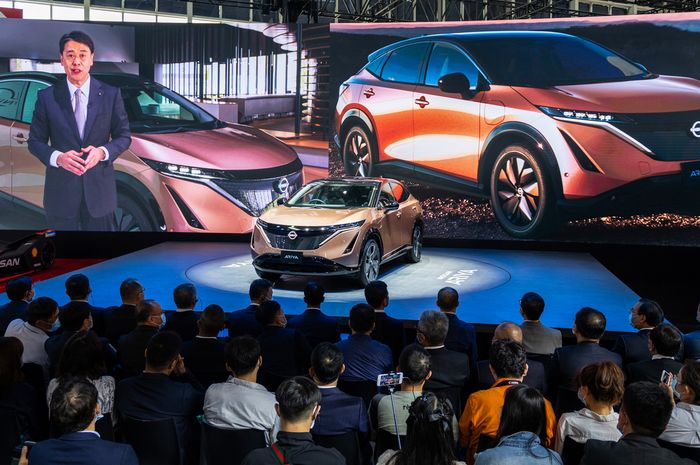 SUV Crossover listrik Nissan Ariya diperkenalkan di China