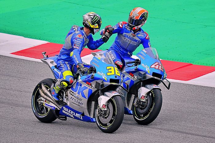 Joan Mir dan Alex Rins tampil kompetitif di MotoGP Catalunya 2020