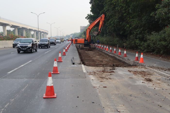 Jasamarga Metropolitan Tollroad kembali melanjutkan pekerjaan pemeliharaan Jalan Tol Jagorawi 