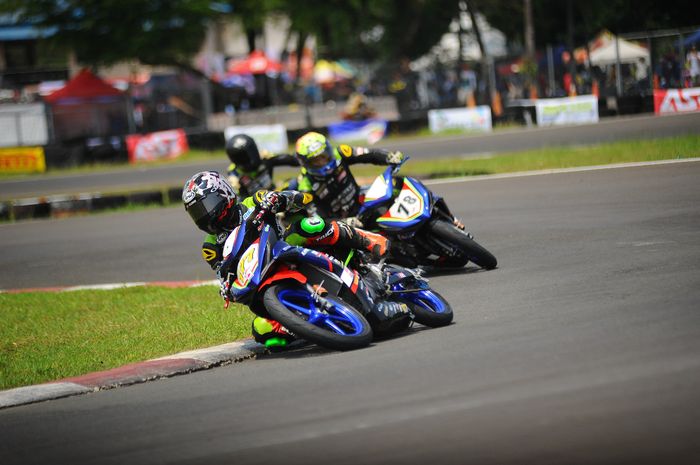 Modifikasi Yamaha MX King 150 balap pacuan Aditya Fauzi