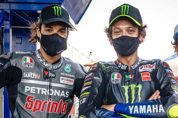 Franco Morbidelli ssangat gembira dan tak sabar ingin melawan Valentino Rossi di tim yang sama.