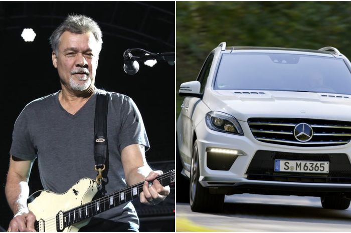 Eddie Van Halen ternyata pernah ditilang saat mengendarai Mercedes-Benz ML63 AMG.