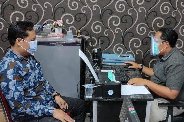 Anggota DPRD Bojonegoro berinisial MR diperiksa penyidik Satreskrim Polres Bojonegoro 