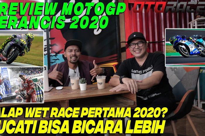 Di video preview MotoGP Prancis 2020 ini akan ada prediksi juara balapan basah MotoGP 2020 pertama dan giveaway dari Kawahara Apparel.