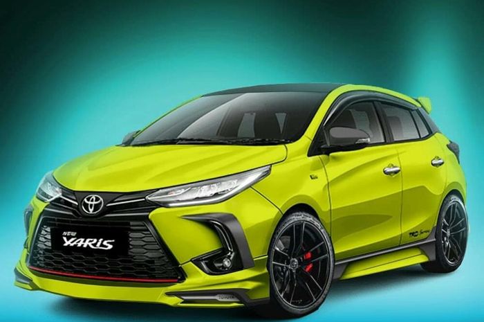 Modifikasi digital Toyota New Yaris 