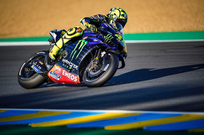 Valentino Rossi memulai race MotoGP Prancis 2020 dari posisi 10