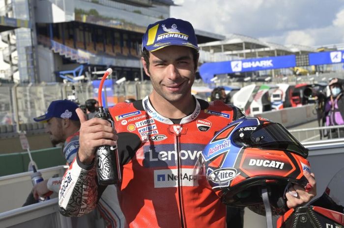 Dani Petrucci raih kemenangan di MotoGP Prancis 2020.