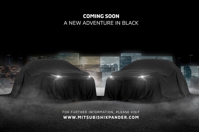 MMKSI kasih teaser mobil 'adventure' baru serba hitam, tapi kok ada laman web-nya Xpander?