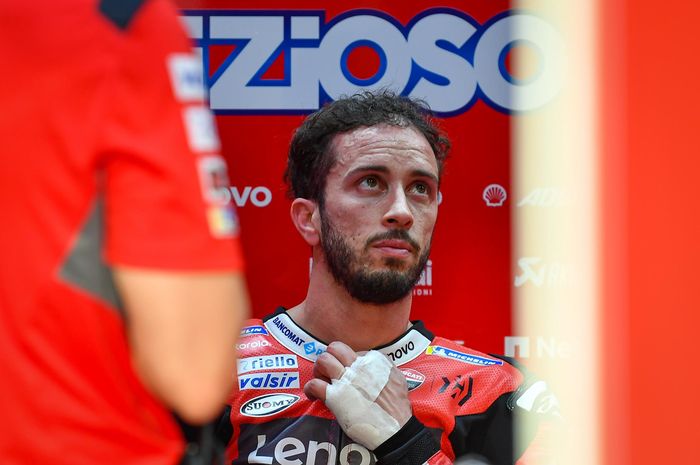 Andrea Dovizioso kecewa dan marah terhadap Danilo Petrucci di sesi kualifikasi MotoGP Aragon 2020