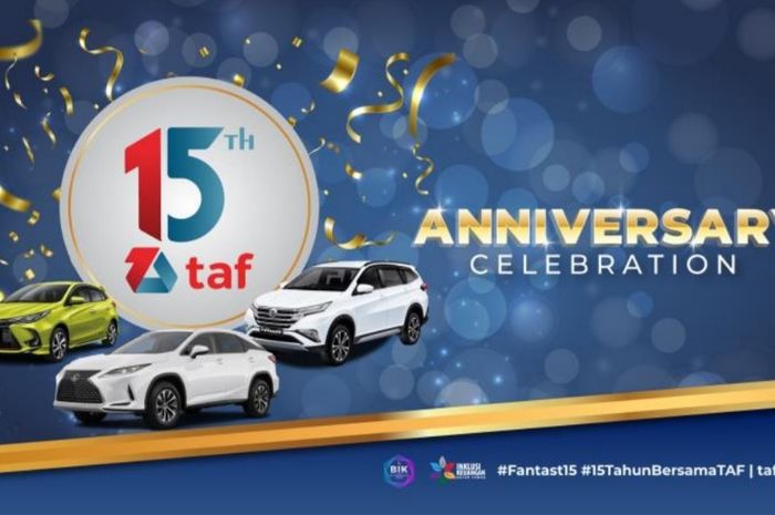 PT Toyota Astra Financial Services (TAF), baru saja merayakan hari jadinya yang ke-15 pada 14 Oktober 2020.