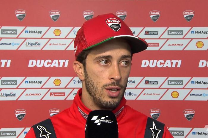Gagal rebut posisi terdepan di sesi kualifikasi MotoGP Aragon 2020, Andrea Dovizioso marah.