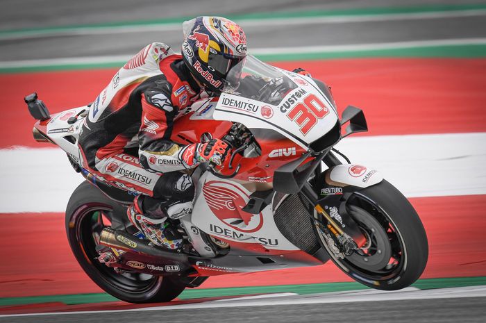 Takaaki Nakagami berhasil menguasai jalannya sesi Warm Up MotoGP Aragon 2020