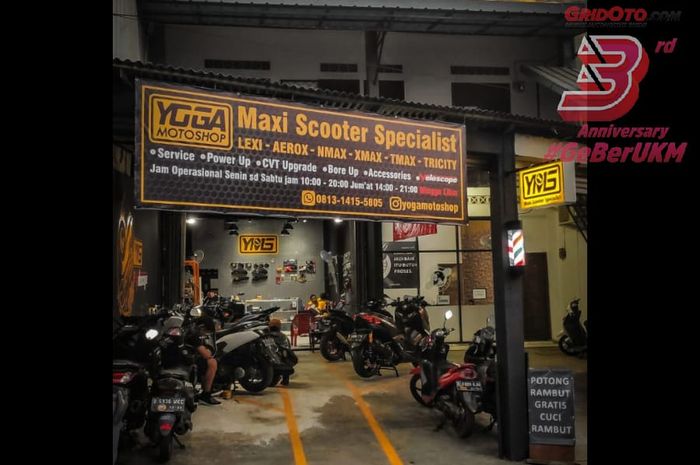 Yoga Motoshop bengkel spesialis Big matik