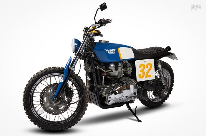 Triumph Bonneville T100 scrambler