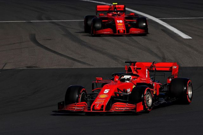 Persiapan balapan di Sirkuit Portimao, Ferrari kembali lakukan upgrade di SF1000